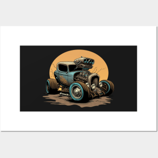 Cute Hot Rod Posters and Art